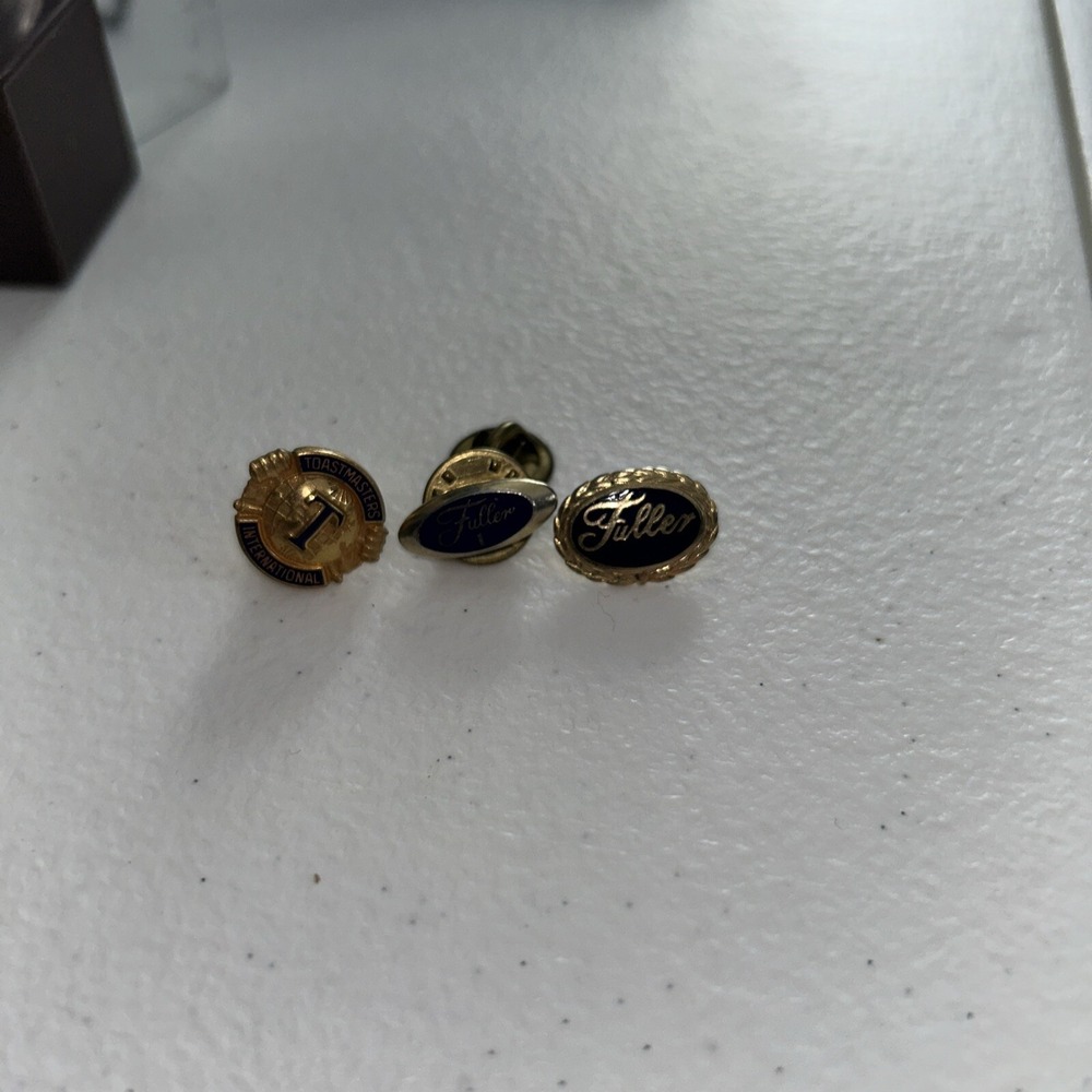 Fuller Brush‎ Toastmasters Vintage Lapel Pins Lot 3